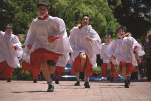 Australian cathedral choristers in action 