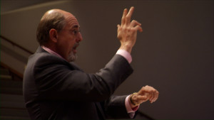 Kirk Carson conducting the choir