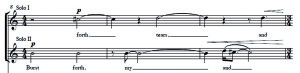 Example 10 - GIlbertson, Burst Forth, m. 8-10