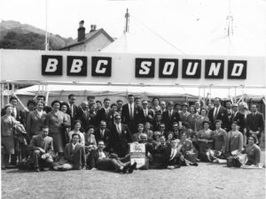 July 1960 - The Chorus Melitensis in LLangollen, Wales after singing for the BBC