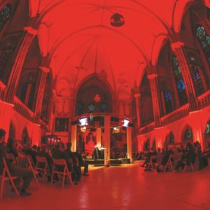 Interior of the Peterskirche in a new light