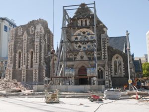 Cathedral west end bracing 