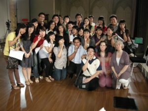 Workshop on vocal using kazoo with an international vocal coach from London