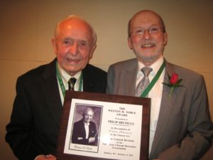 Philip Brunelle receives award