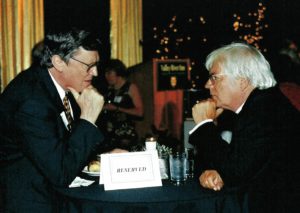 Royce Saltzman and Helmuth Rilling at the Oregon Bach Festival in 2004