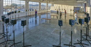 Unusual performance of Spem in Alium (T. Tallis) by 40 loudspeakers at SFMOMA